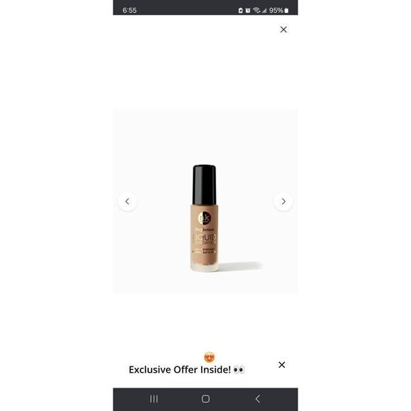 New Lot of 3 Sealed NK Makeup Perfection Liquid Foundation FFPF04 Warm Sand - Picture 1 of 4